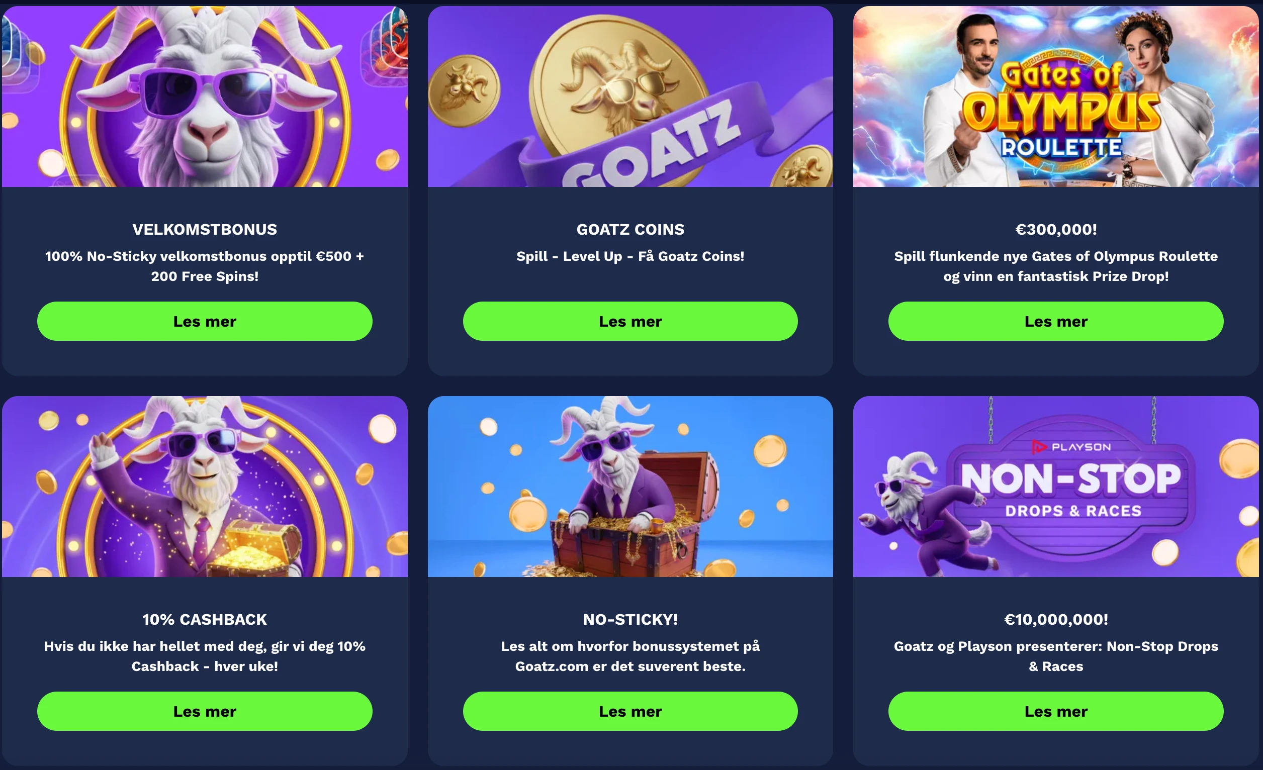 Goatz casino kampanjer